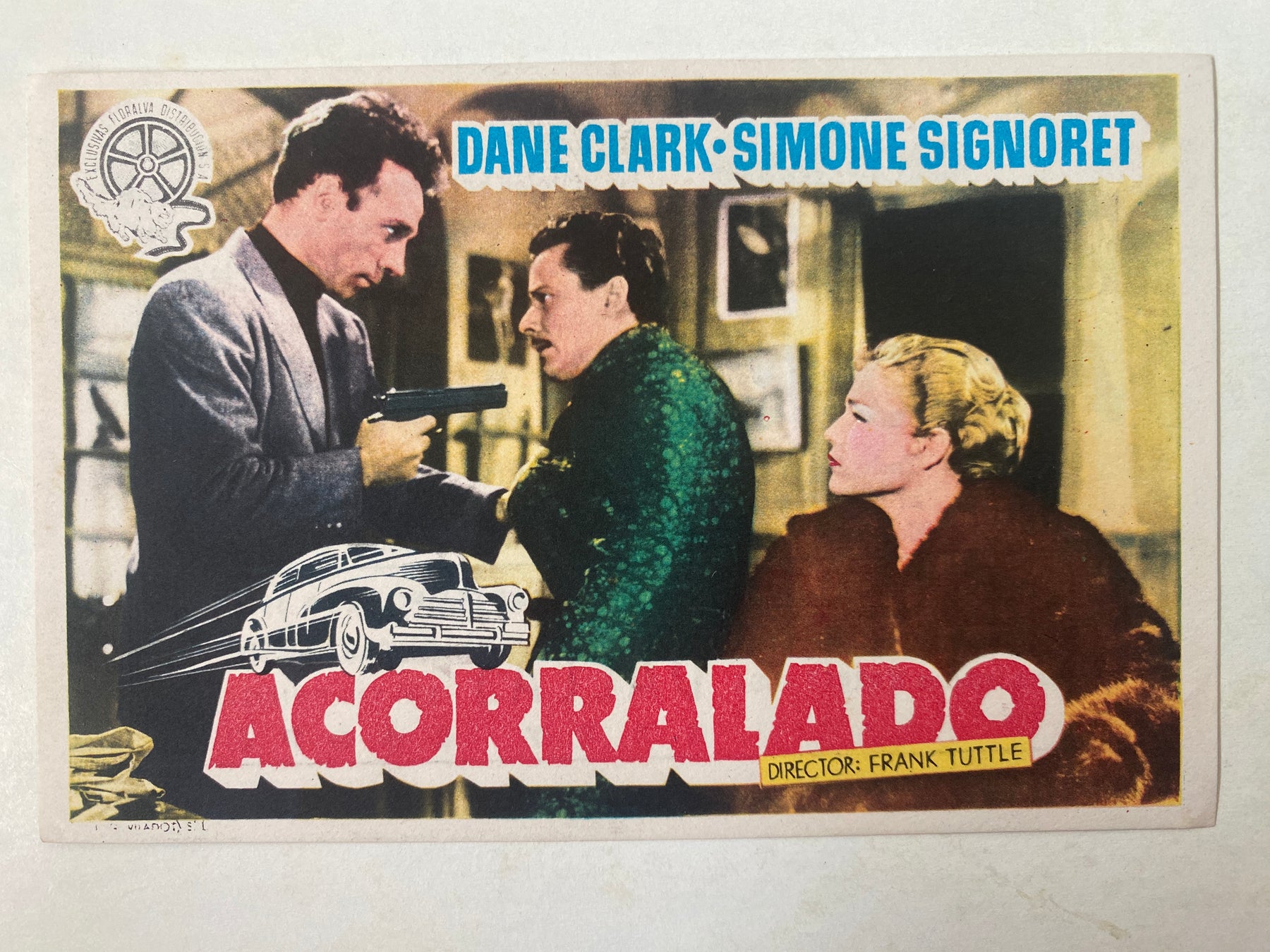Programme Espagnol LE TRAQUE Dane Clark SIMONE SIGNORET
