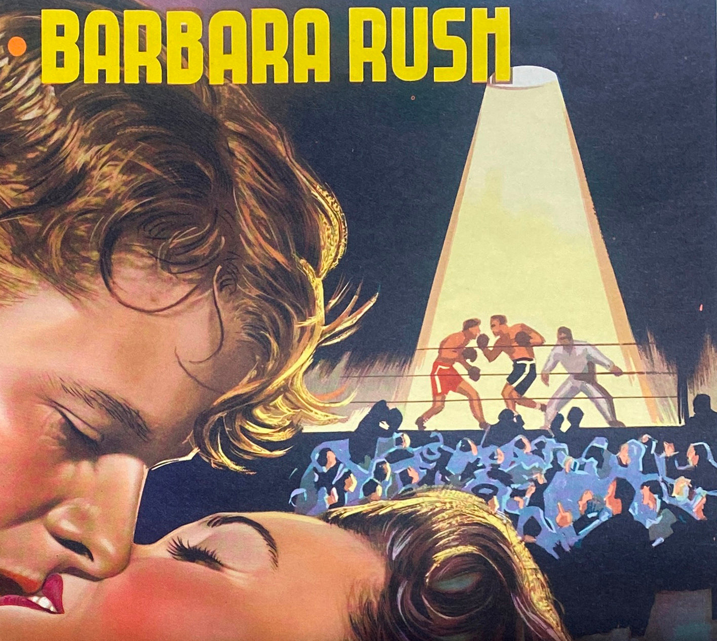 ベルギーのポスター 10 SECONDS OF SILENCE World in my corner オーディ・マーフィー ボクシング 1956
